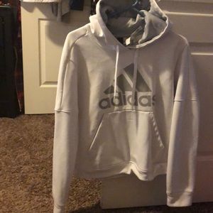 Adidas white sweatshirt